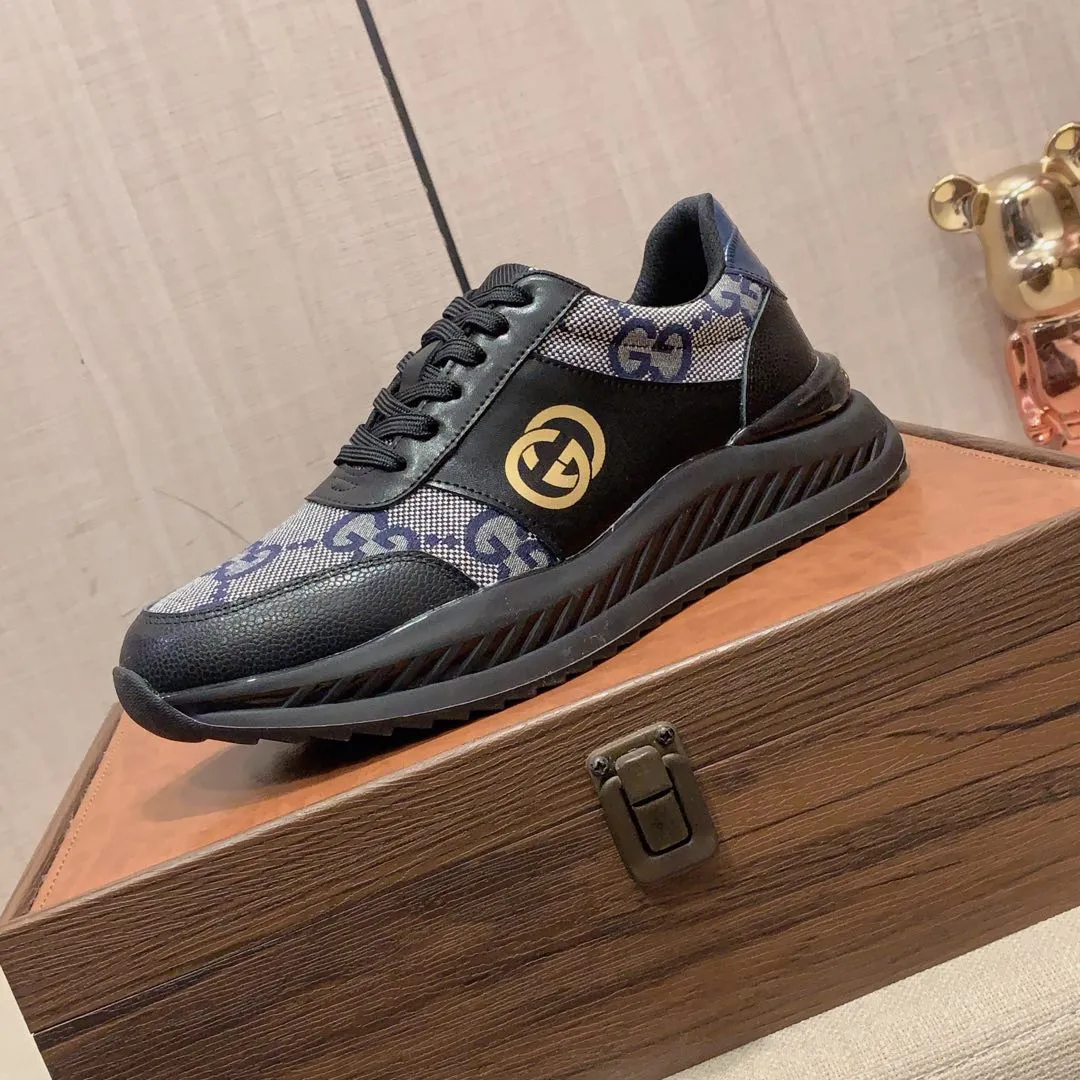 Men's men's shoes💰460💰💰🎩🎩[Lightning][Lightning] "Gucci*" The latest and most popular casual sports shoes, top brand [seduce] luxury~purchase, top~quality. [Strong] The upper is made of imported breathable cowhide with material ➕ breathable sheepskin feet (•) and fine workmanship. The original stylish and stylish soft rubber wear-resistant and non-slip outsole is light and comfortable on the feet. The real thing looks better when taken in real life. 413: code: 38-44, can be customized 45